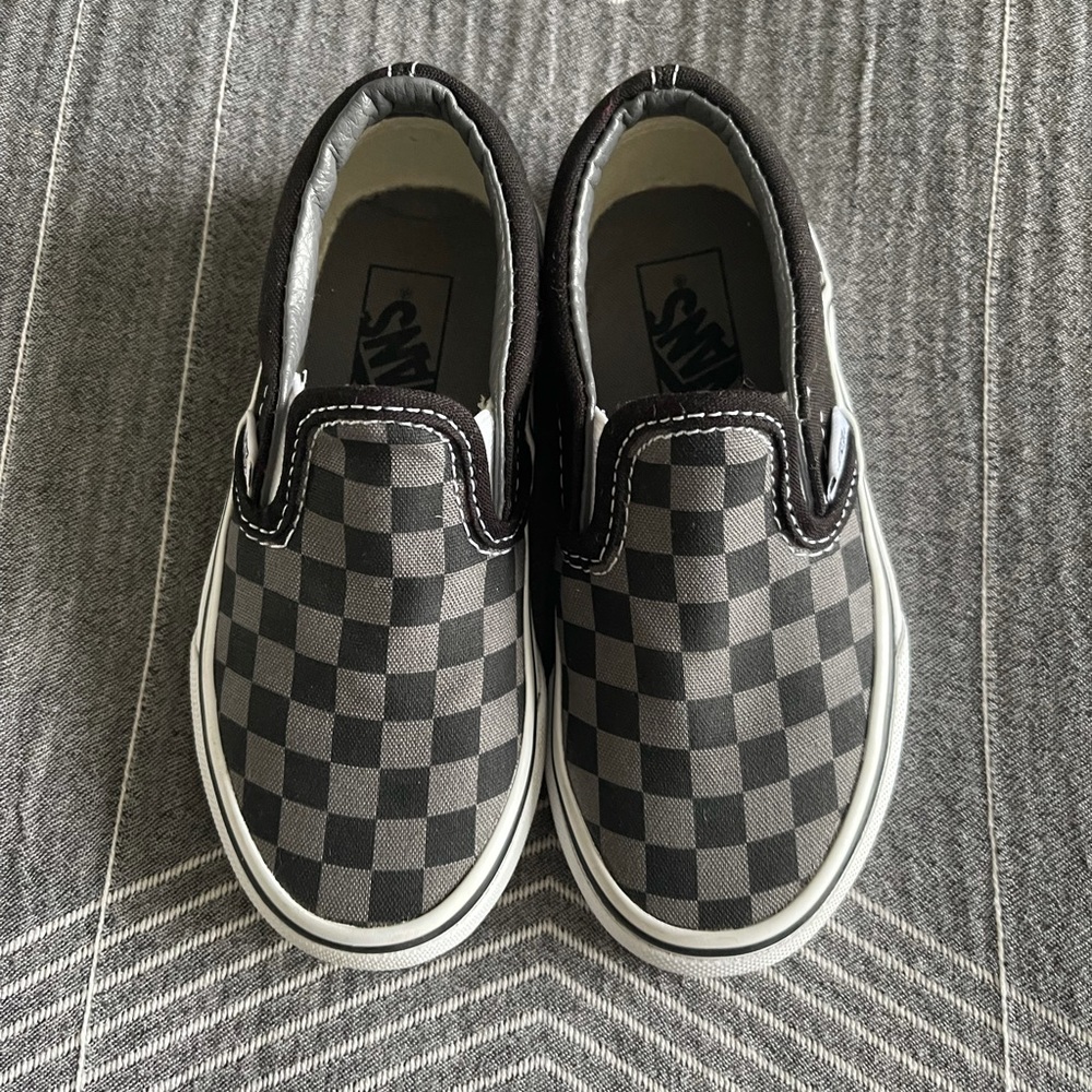 VANS kids checkerboard slip-on